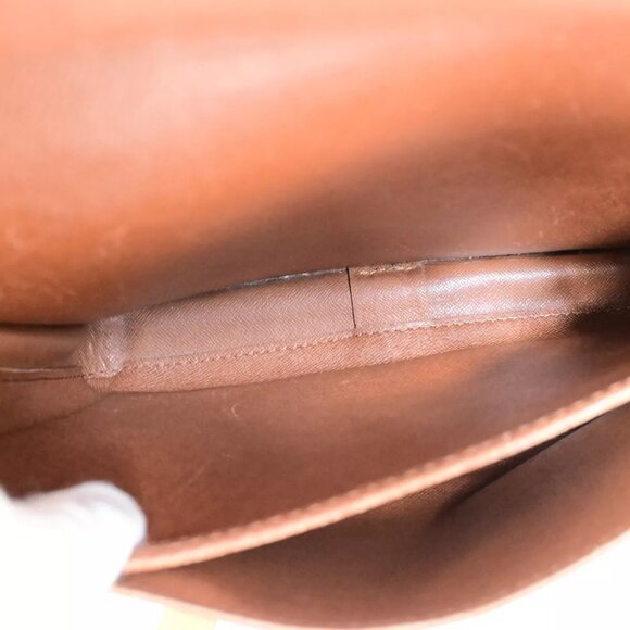 LOUIS VUITTON Cartouchiere GM Shoulder Bag Monogram Leather Brown - Picture 12 of 16